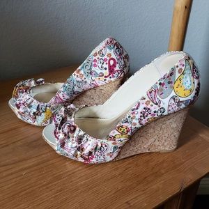 Steve Madden paisley wedge